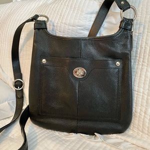 Coach leather crossbody bag